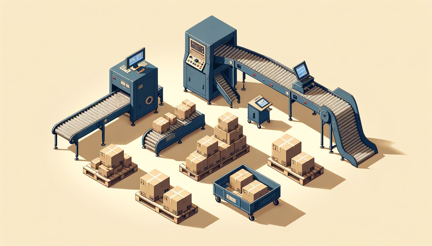 Warehouse team picking and packing ecommerce orders at fulfillment stations