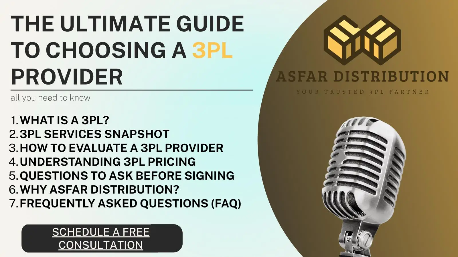 an image showing a guide to choosing the best 3pl provider